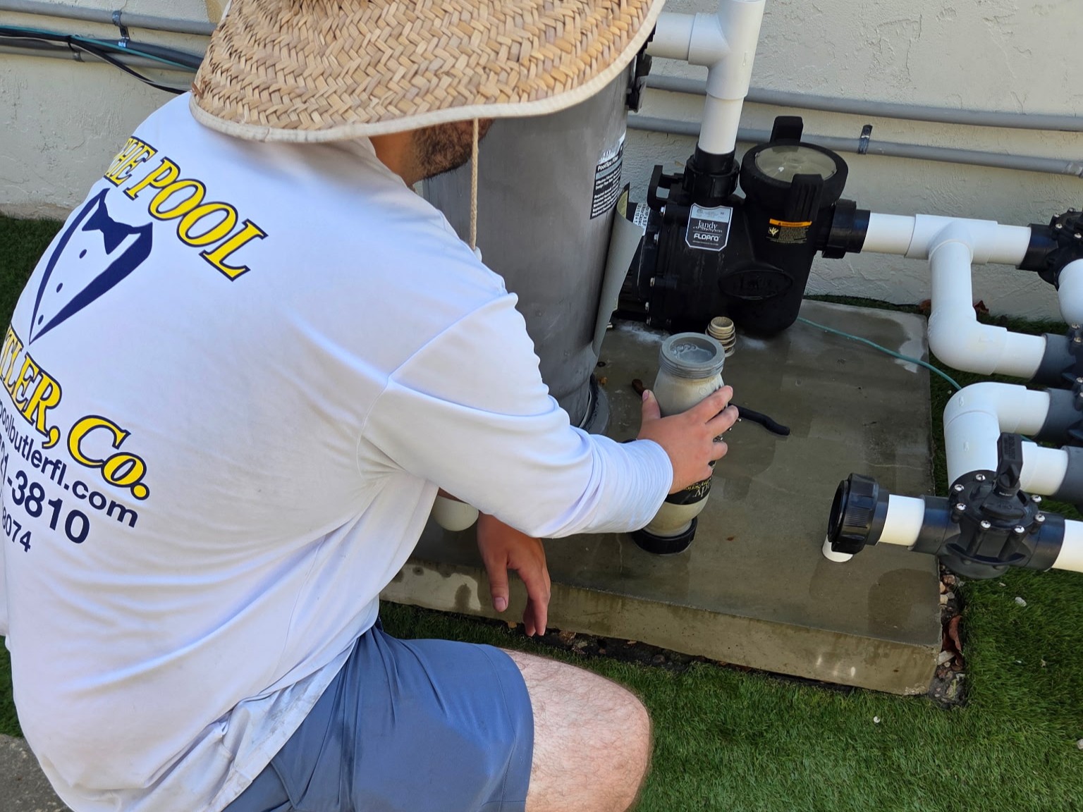 salt water pool salt cell lake worth service