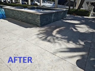 after-new-pool-pavers-cutout-around-raised-spa-lighthouse-point
