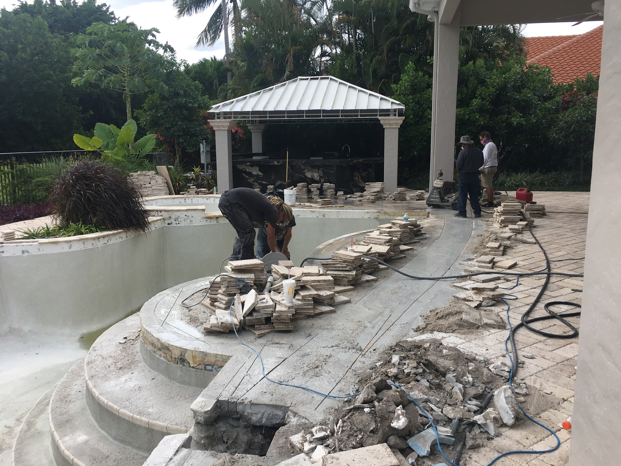 boca raton pool and patio renovation