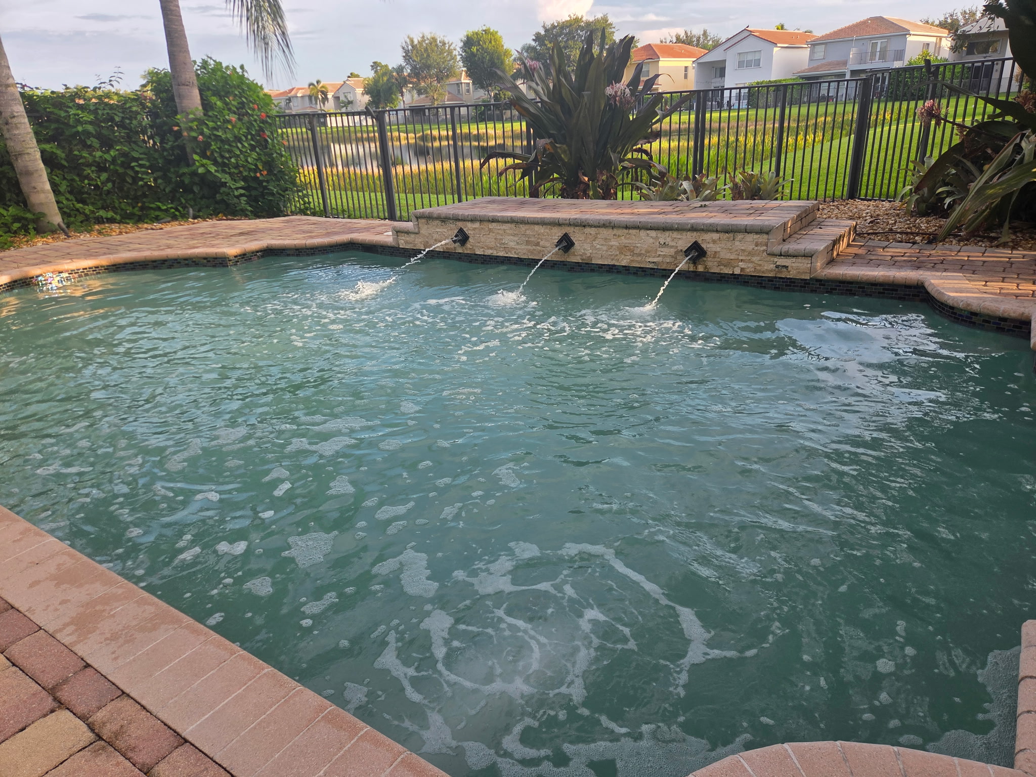 clean pool algae treatment boynton beach pool service